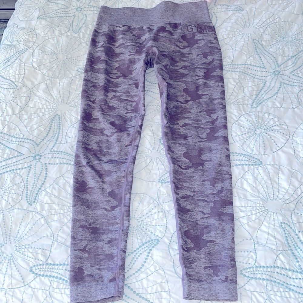 Gymshark Flex camo high waisted leggings Large